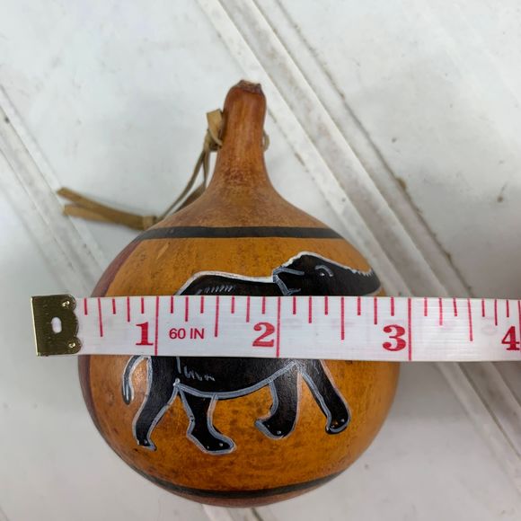 VTG African Gourd Hand Percussion Handmade Shaker - Picture 13 of 14